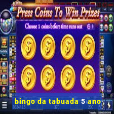 bingo da tabuada 5 ano